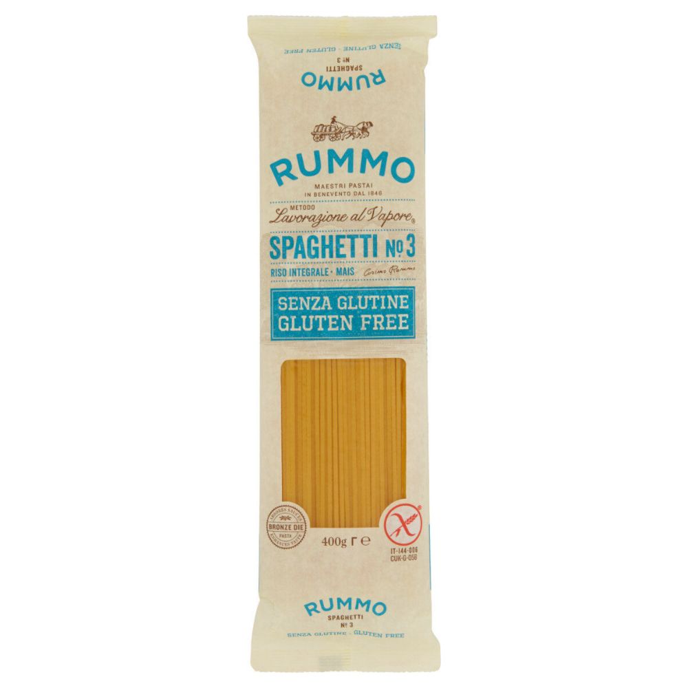 PASTA SPAGHETTI GLUTEN FREE N3 RUMMO 400 GR