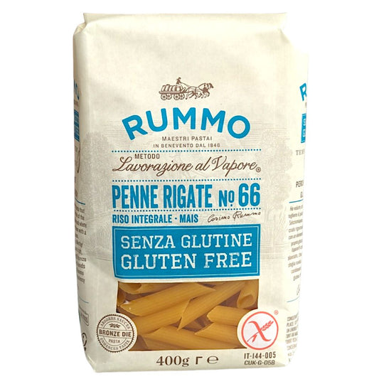 PASTA PENNE RIGATE GLUTEN FREE N66 RUMMO 400 GR