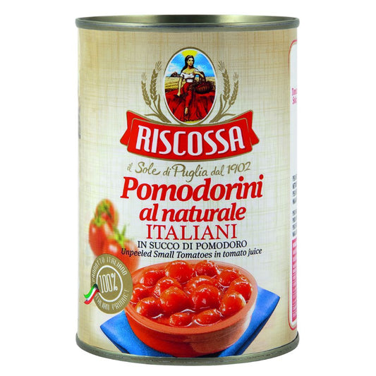 TOMATES POMODORO CHICOS EN SALSAS RISCOSSA 400 GR