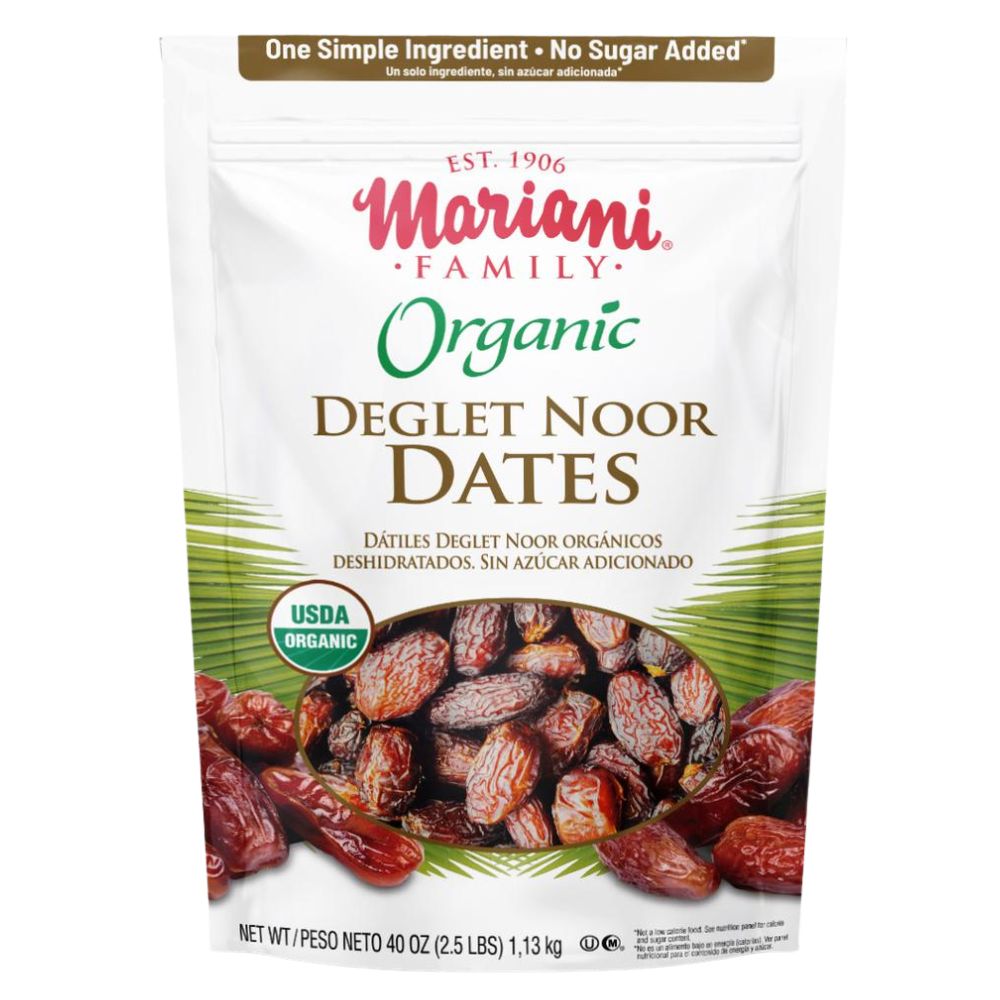 DATILES ORGANICOS DEGLET NOOR MARIANI 40 OZ