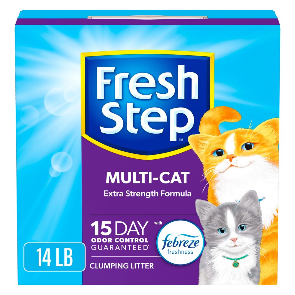 ARENA PARA GATOS AGLOMERANTE MULTI CAT FRESH STEP 14 LB