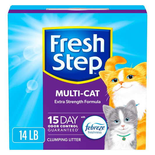 ARENA PARA GATOS AGLOMERANTE MULTI CAT FRESH STEP 14 LB