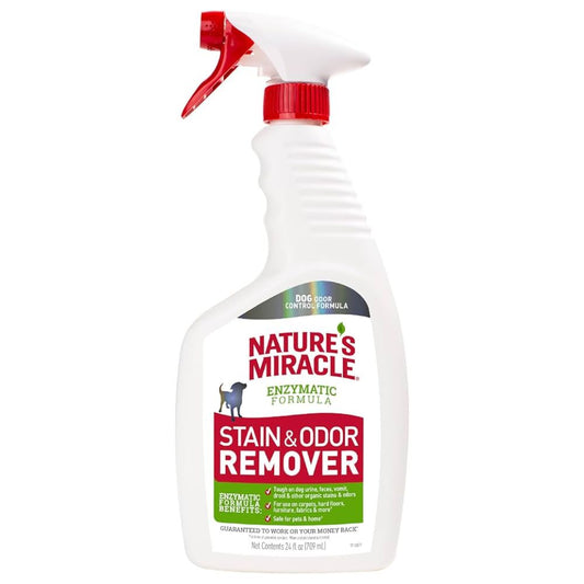 REMOVEDOR DE MANCHAS Y OLORES PARA PERRO NATURE´S MIRCALE 710 ML