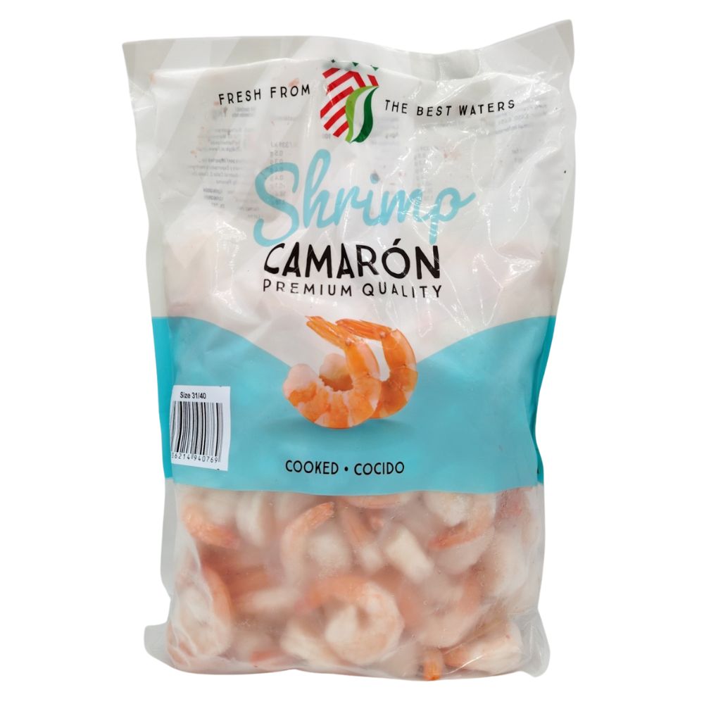 CAMARONES COCIDOS TAMAÑO 31/40 JPB 1 KG