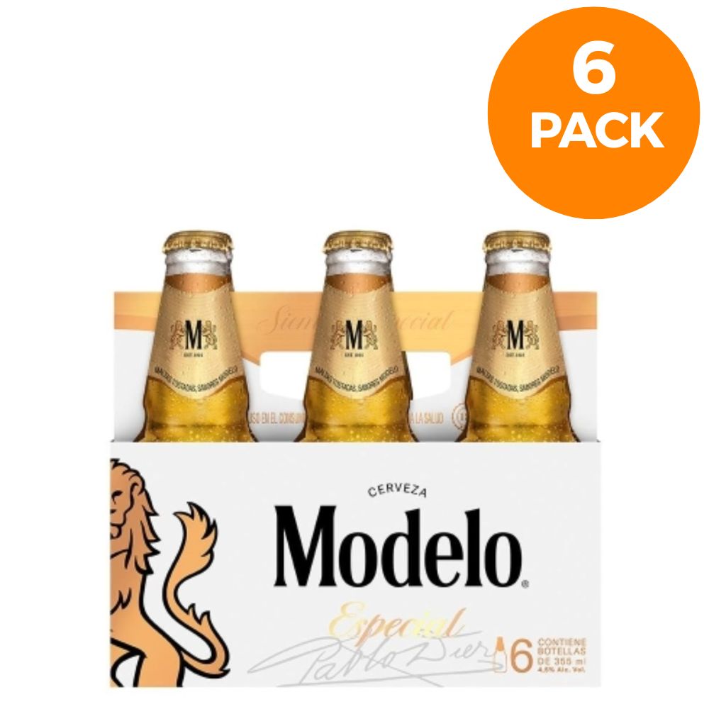 CERVEZA MODELO BOTELLA 6 PACK