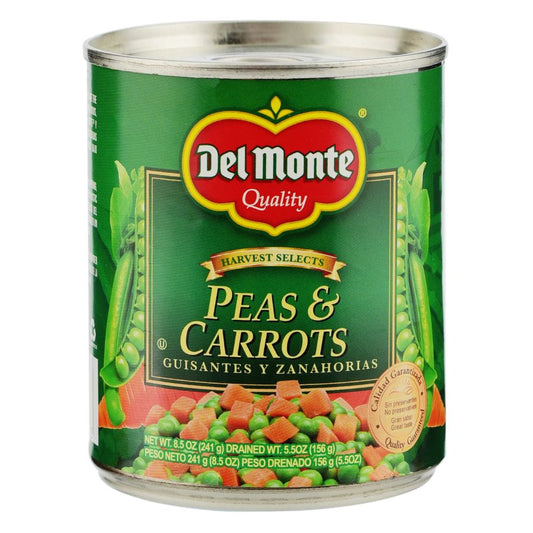 GUISANTES Y ZANAHORIA DEL MONTE 8.5 OZ