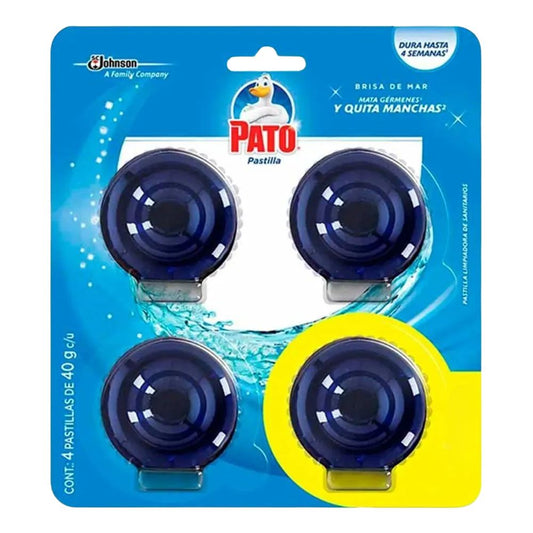 PASTILLAS 3 EN 1 PARA INODORO PATO PURIFIC 4 UND