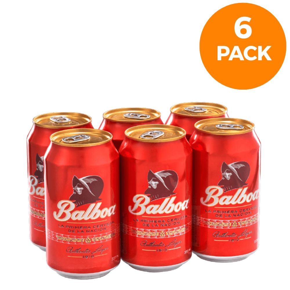CERVEZA BALBOA LATA 6 PACK