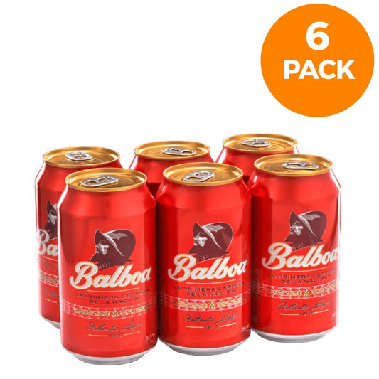 CERVEZA BALBOA LATA 6 PACK