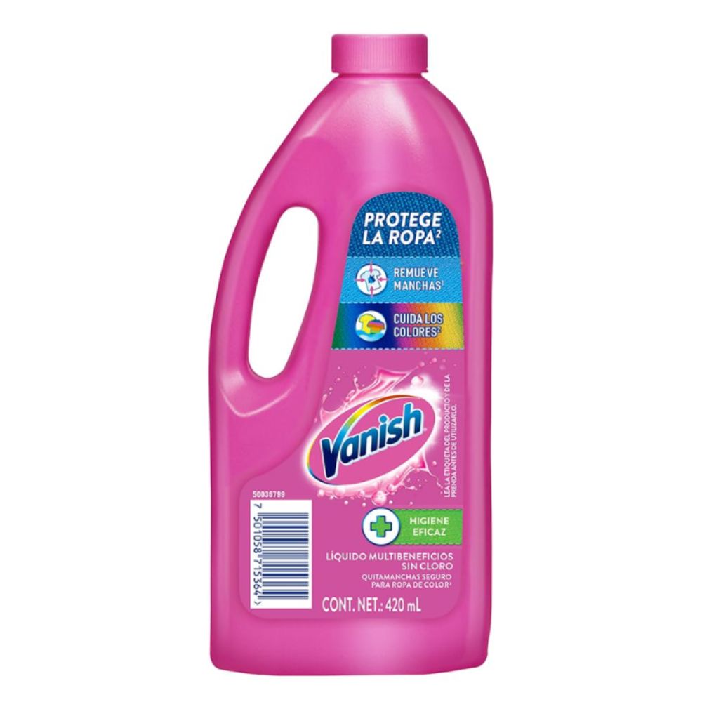 REMOVEDOR DE MANCHAS SIN CLORO VANISH 420 ML