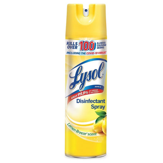 DESINFECTANTE EN SPRAY LEMON BREEZE LYSOL 19 OZ