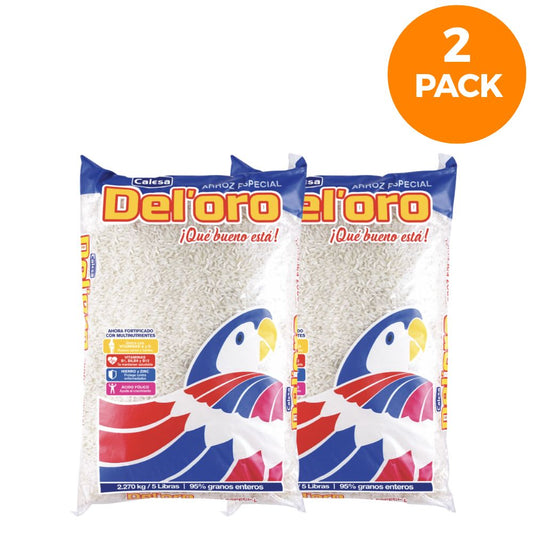 ARROZ ESPECIAL DEL ORO 5 LBS 2 PACK