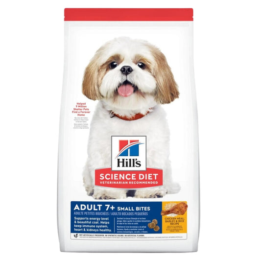 ALIMENTO PARA PERRO ADULTO SMALL BITES 7+ HILL'S 6.8 KG