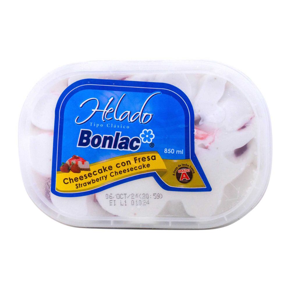 HELADO CHEESECAKE BONLAC 850 ML