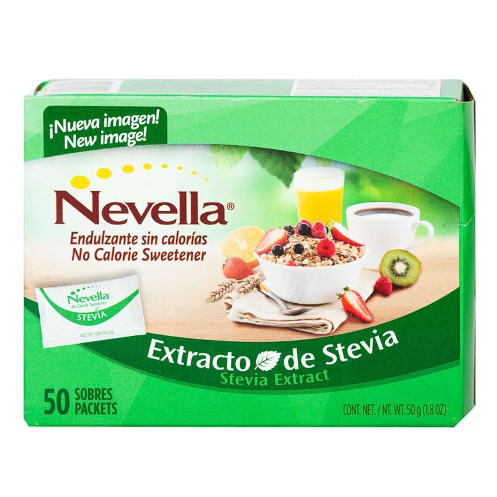 ENDULZANTE  NEVELLA STEVIA 50 SOBRES