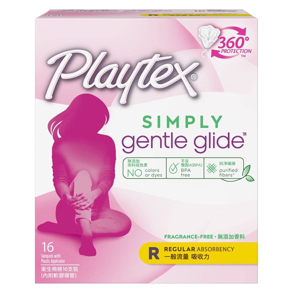 TAMPONES SIN PERFUME REGULAR PLUS PLAYTEX  16 UND