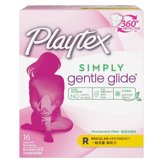 TAMPONES SIN PERFUME REGULAR PLUS PLAYTEX  16 UND