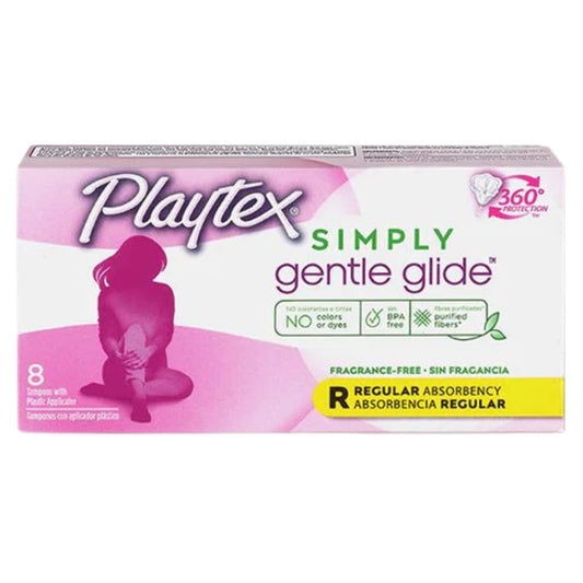 TAMPONES SIN PERFUME REGULAR PLUS PLAYTEX  8 UND