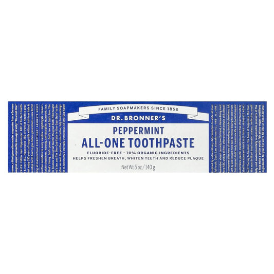 PASTA DE DIENTES SABOR A PEPERMINT DR BRONNER'S 5 OZ