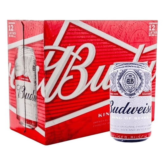 CERVEZA BUDWEISER LATA 12 PACK