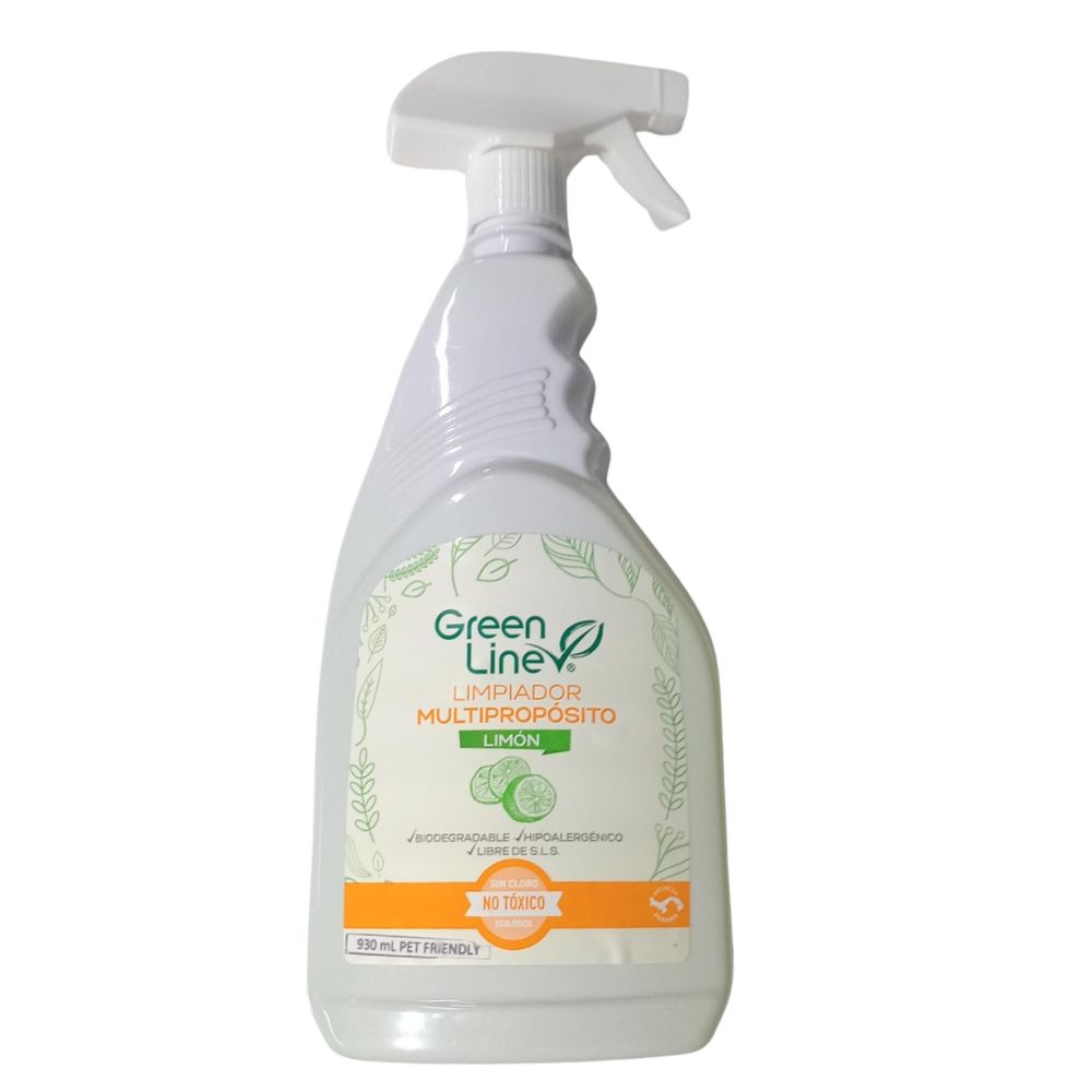 LIMPIADOR MULTIPROPÓSITO LIMON GREEN LINE 930 ML
