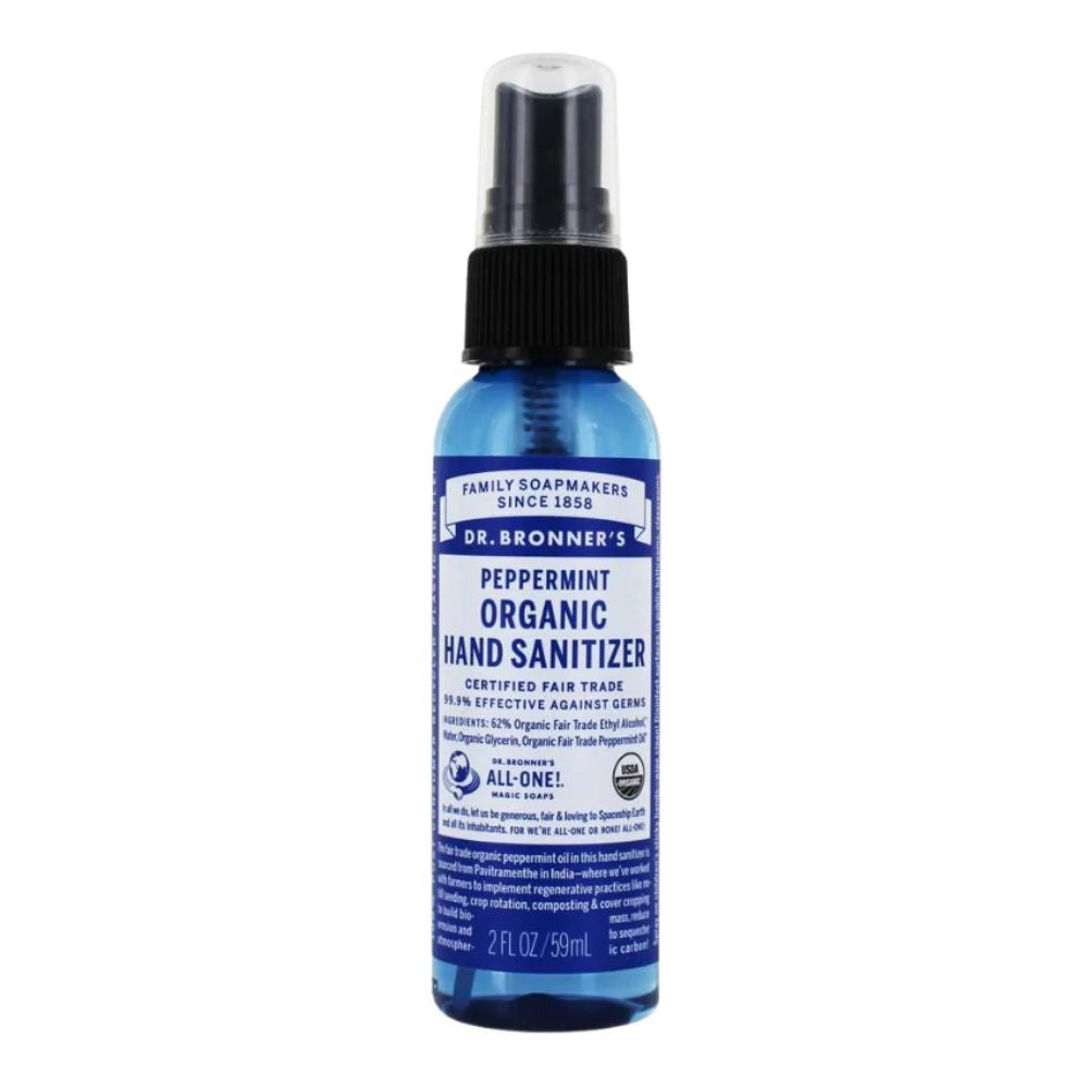 DESINFECTANTE DE MANOS MENTA DR BRONNE´S 2 OZ