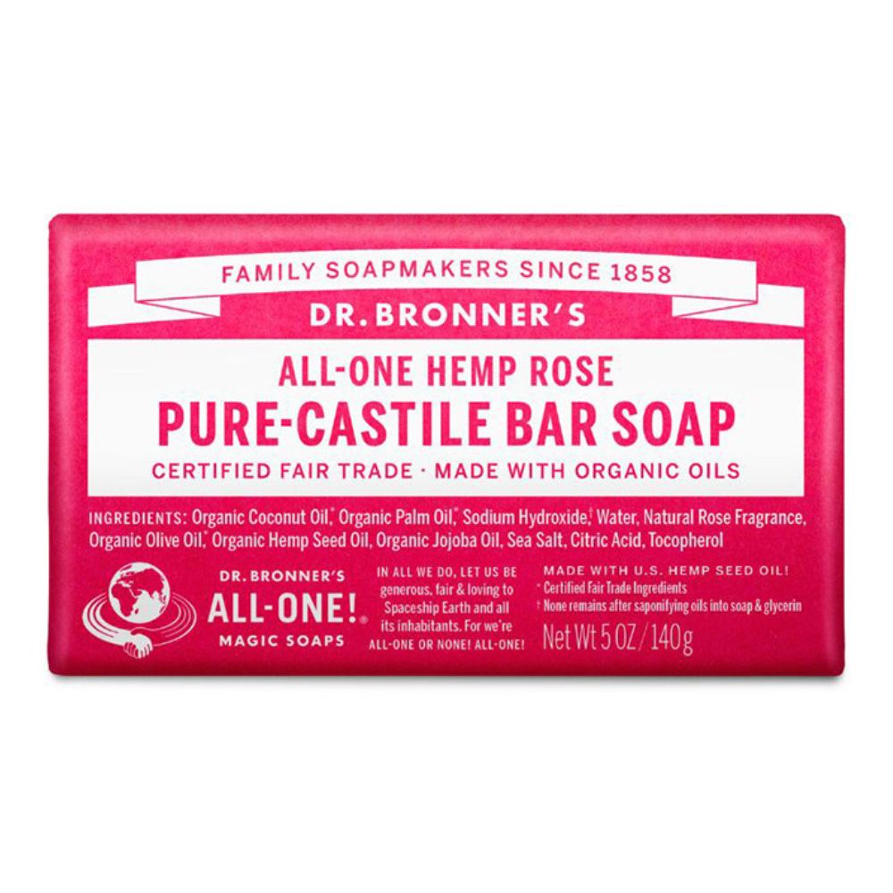 JABON EN BARRA DE ROSAS DR BRONNER'S 5 OZ