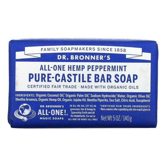 JABON EN BARRA DE MENTA DR BRONNER'S 5 OZ