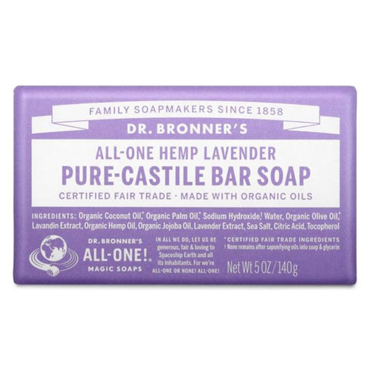 JABON EN BARRA DE LAVANDA DR BRONNER'S 5 OZ