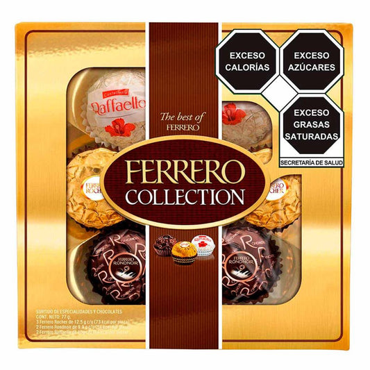 BOMBONES DE CHOCOLATE FERRERO COLLECTION 7 UND