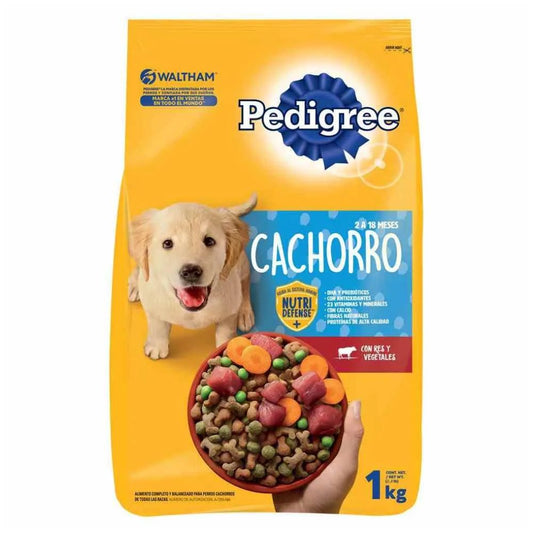 COMIDA PARA CACHORRO NUTRIDEFENSE PEDIGREE 1 KG