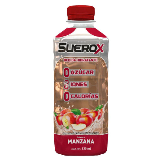 BEBIDA HIDRATANTE DE MANZANA SUEROX 630 ML