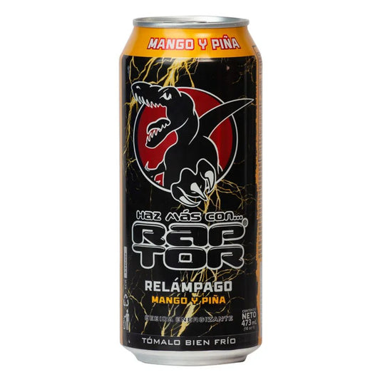 BEBIDA ENERGIZANTE RAPTOR RELAMPAGO LATA 473 ML