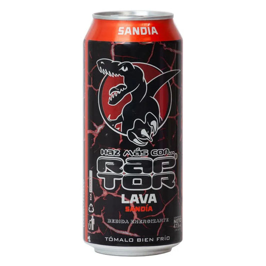 BEBIDA ENERGIZANTE RAPTOR LAVA LATA 473 ML