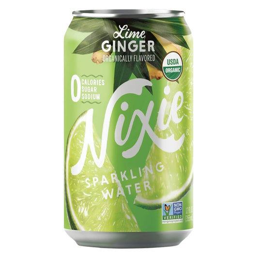 AGUA CON GAS LIME GINGER NIXIE 12 OZ