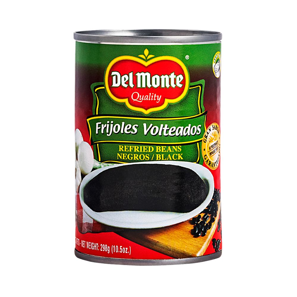 FRIJOLES NEGROS REFRITOS DEL MONTE 15 OZ