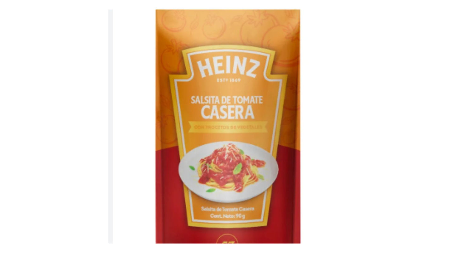 HEINZ SALSITA DE TOMATE CASERA 48/90G
