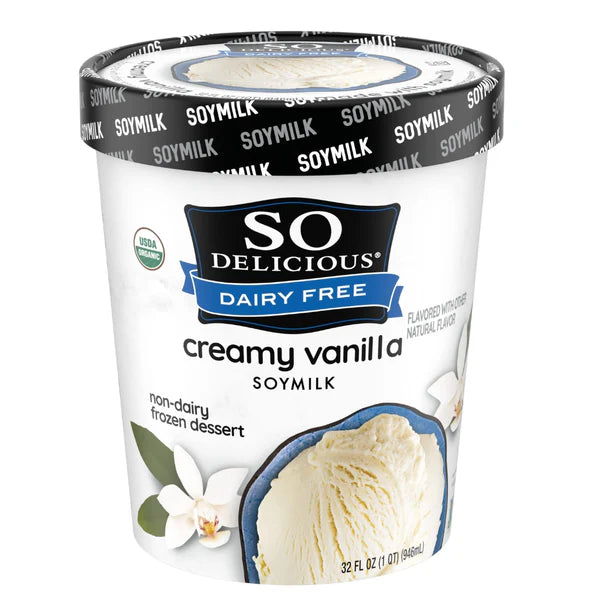 HELADO DE VAINILLA SO DELICIOUS 32 OZ