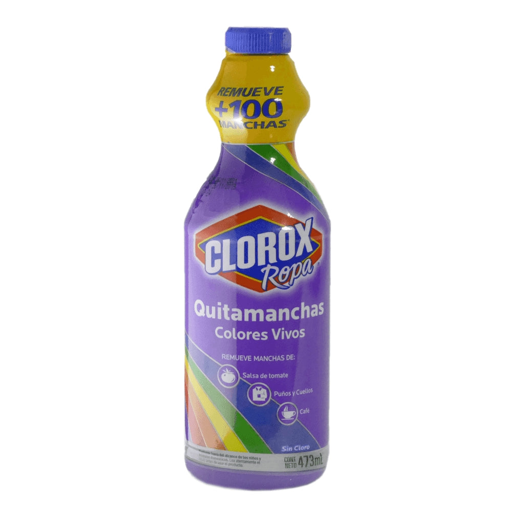 QUITAMANCHAS LÍQUIDO COLORES VIVOS CLOROX 473 ML