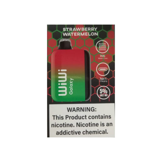 VAPE WIWI GALAXY STRAWBERRY WATERMELON 18000 PUFFS