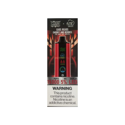 VAPE FUME NICKY JAM CHERRY AND BERRIES 15000 PUFFS