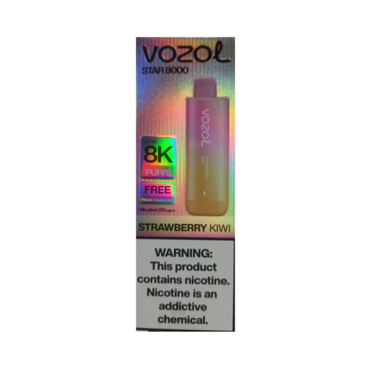 VAPE VOSOL STAR STRAWBERRY KIWI 8000 PUFFS