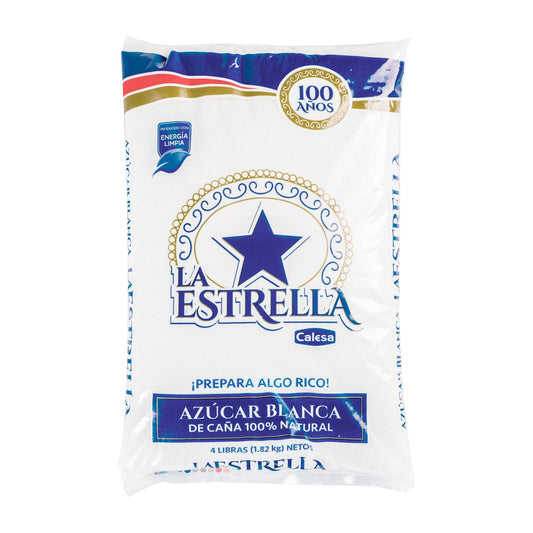 AZUCAR BLANCA LA ESTRELLA 4 LB