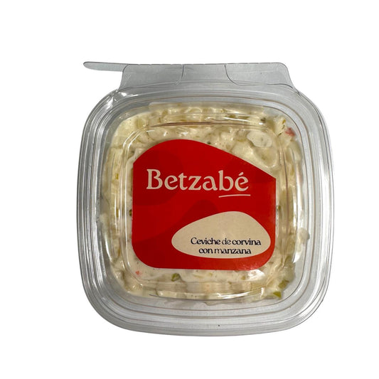 CEVICHE DE CORVINA CON MANZANA BETZABE 8 OZ