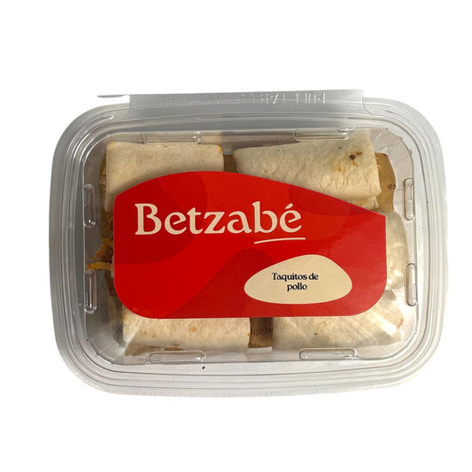 TAQUITOS DE POLLO FRIJOL Y QUESO BETZABE 12 UND