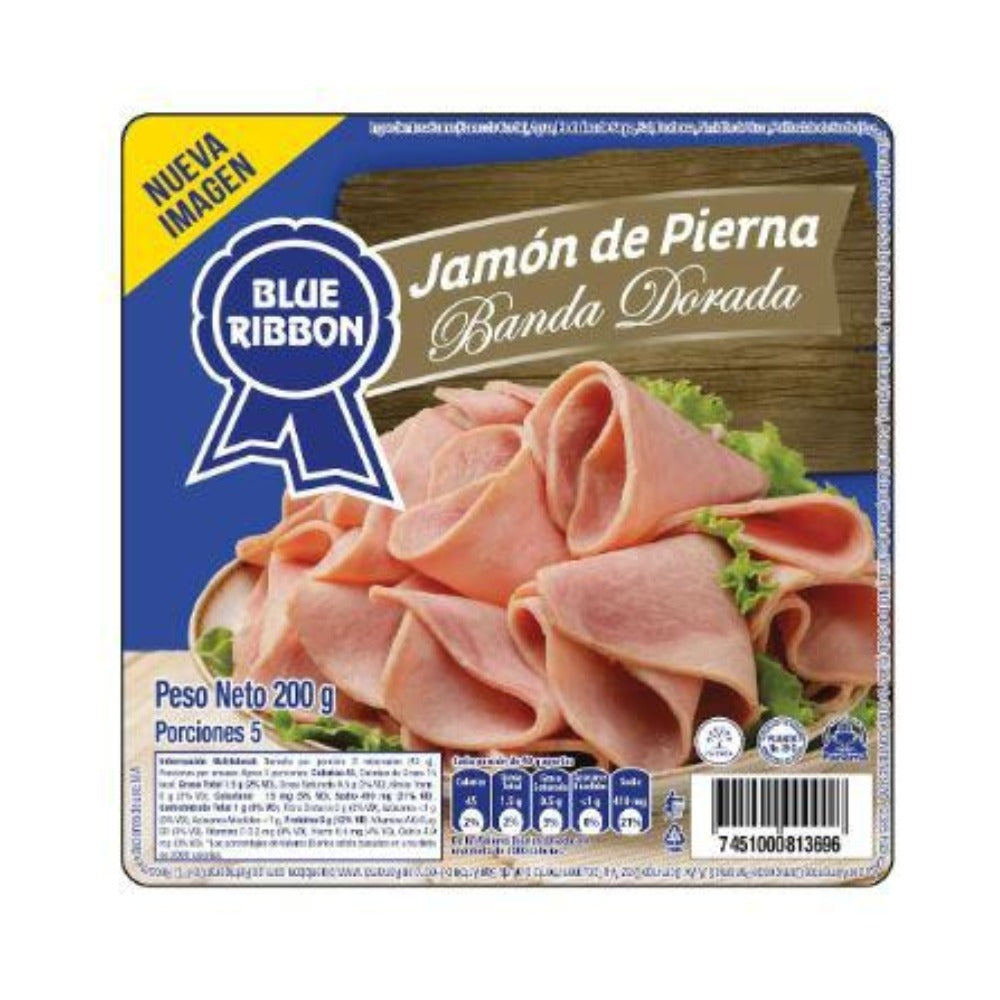 JAMON DE PIERNA BLUE RIBBON 200 GRS