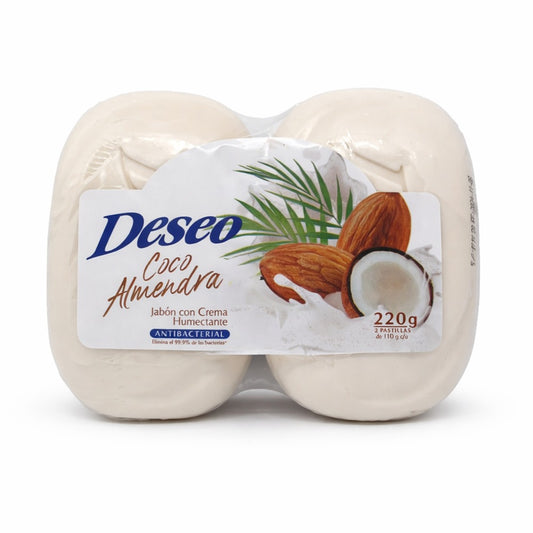JABON DESEO 2PK COCO ALMENDRA 220G