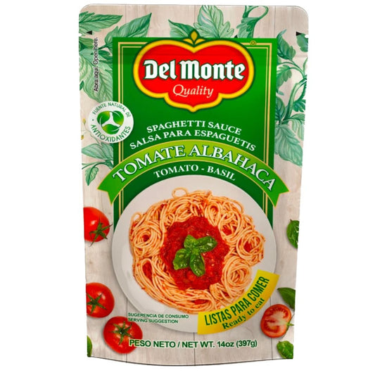 SALSA TOMATE ALBAHACA DEL MONTE DOY PACK 397GR