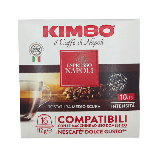 CAPSULAS DOLCE GUSTO KIMBO NAPOLI 16 UND