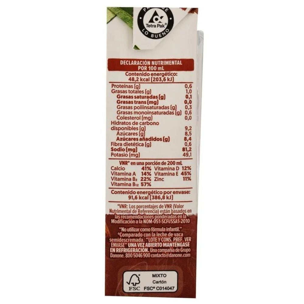 LECHE PURE ALMOND DARK CHOCOLATE SILK 8 OZ